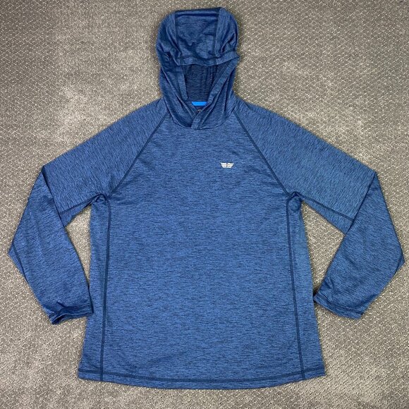 Vineyard Vines Performance Hoodie Men's Large Blue Stretch - Picture 2 of 10